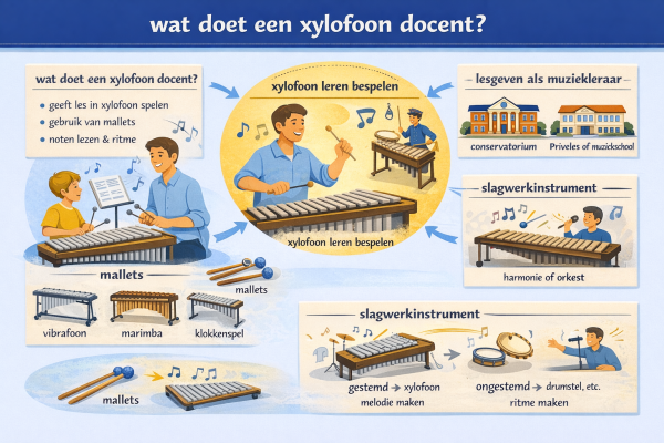 Wat doet een xylofoon docent